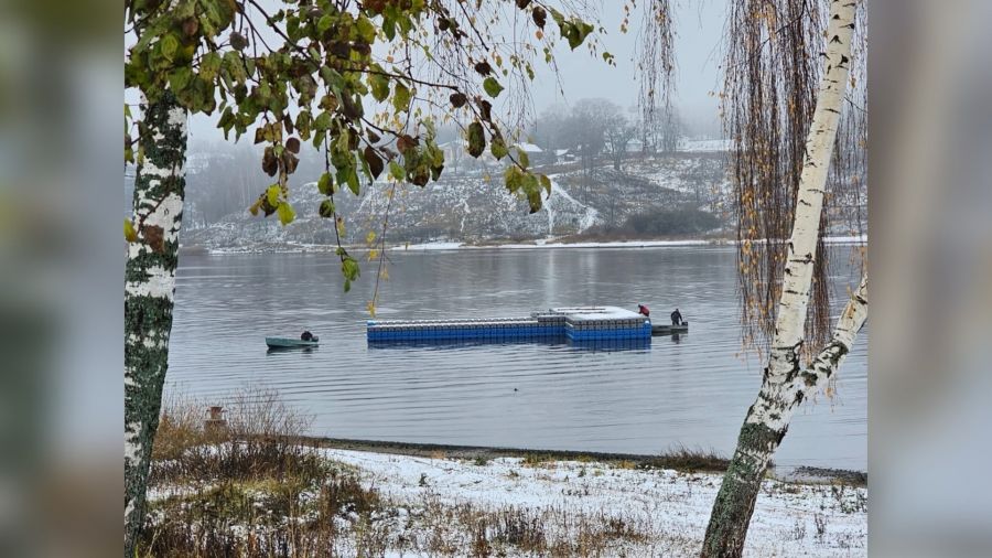 В Тутаеве вновь уплыл понтонный причал