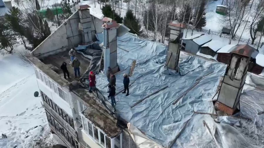 В доме в селе Андроники из-за обрушения разберут крышу