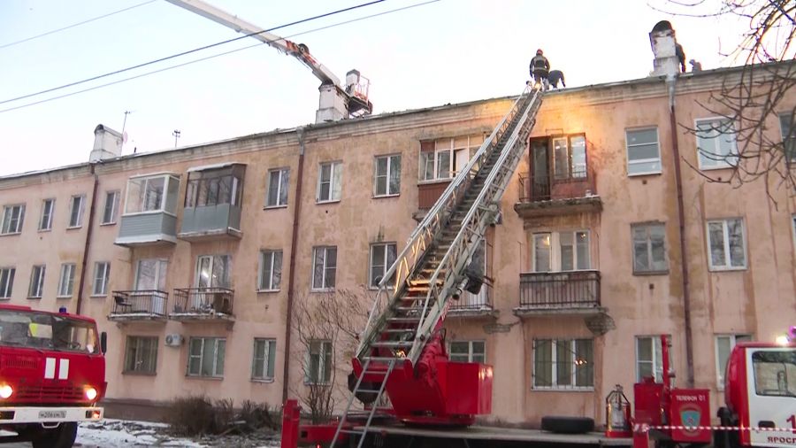 В Ярославле в доме, где произошел взрыв газа, отключили отопление