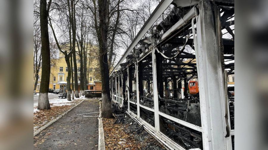 В центре Ярославля дотла сгорел ресторан, возбуждено уголовное дело