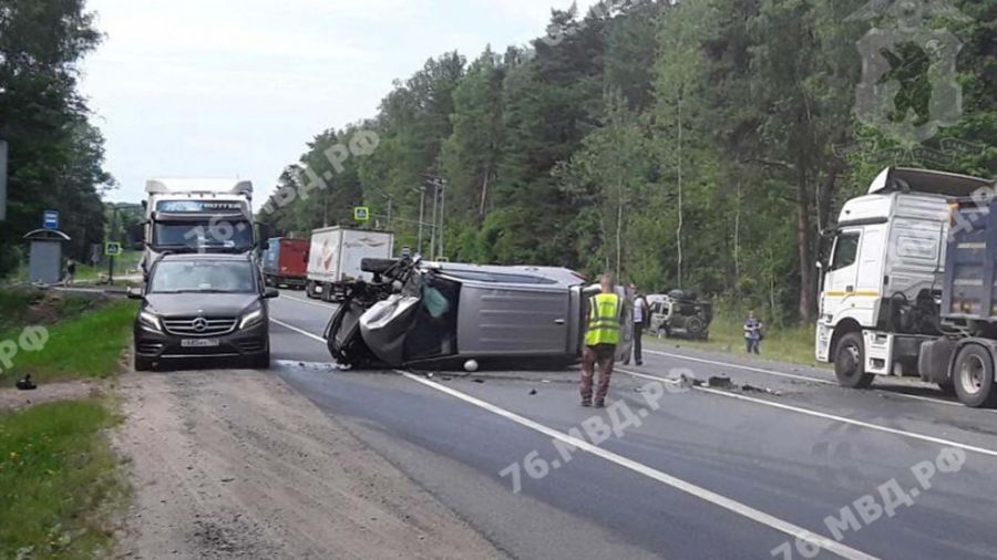 В Ярославской области в ДТП пострадали пять человек