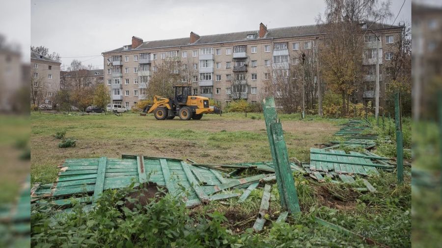 В Рыбинске стартовало благоустройство общественной территории на улице Боткина