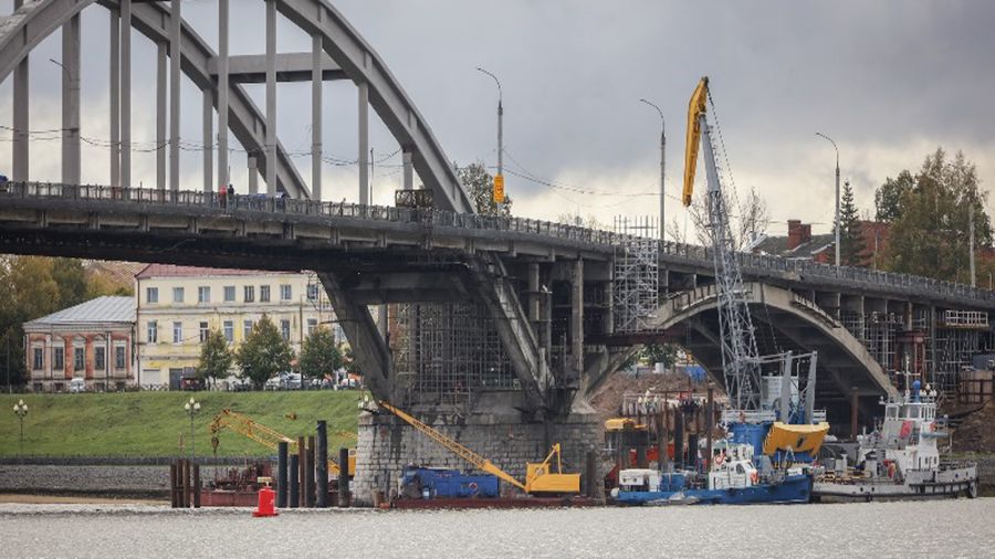 В Рыбинске начинается ремонт подводной части моста через Волгу