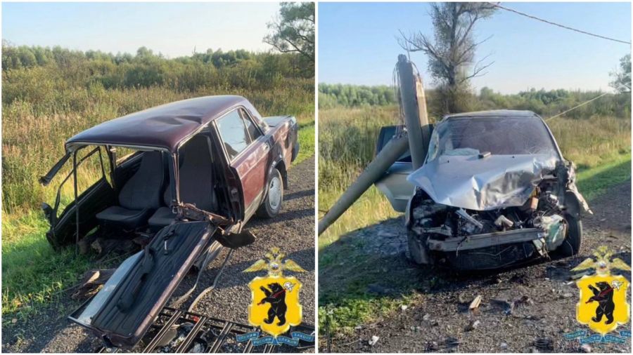 В Ярославской области в массовом ДТП пострадали четыре человека, в том числе ребенок