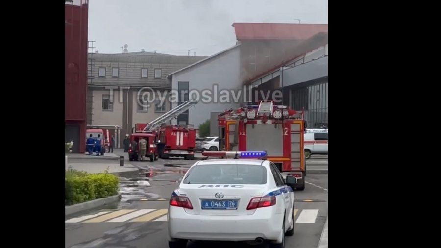 В фитнес-клубе в центре Ярославля произошел пожар