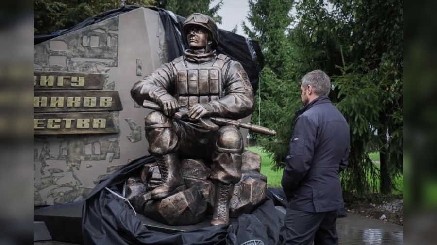 В Рыбинске устанавливают памятник бойцам СВО