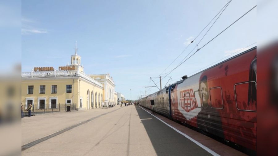 В двух городах Ярославской области остановится &laquo;Поезд Победы&raquo;