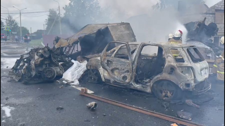 Следователи ищут видео столкновения бензовоза и «скорой» в Ярославском районе