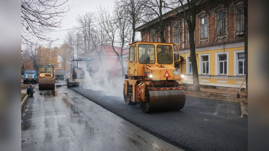 В Рыбинске дорожники завершают ремонт улицы Бородулина