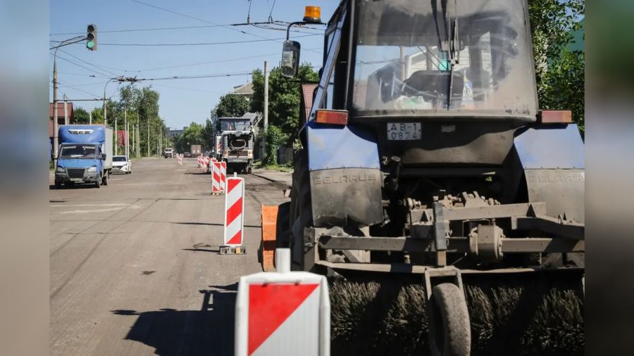 В Рыбинске начался ремонт дороги на улице Волочаевской