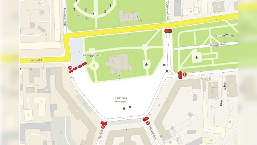 В Ярославле ограничат движение на время Пасхального фестиваля