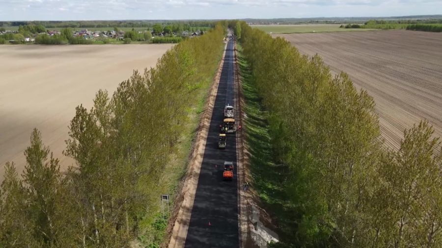 В Ярославской области в этом году отремонтируют новые участки дороги на Любим