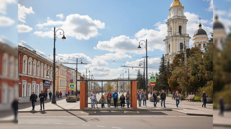 Власти Рыбинска определили место размещения остановки на соборной площади