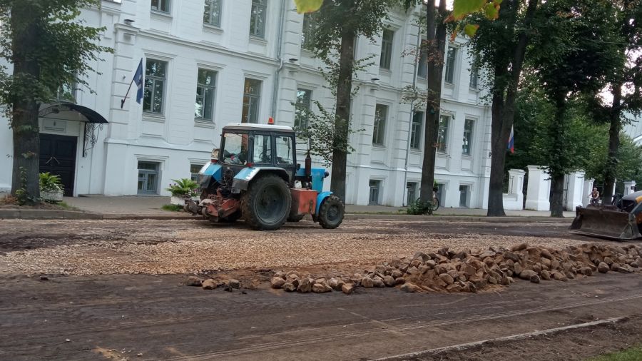 В Ярославле эксперты дали заключение о ценности дорожного покрытия вековой давности