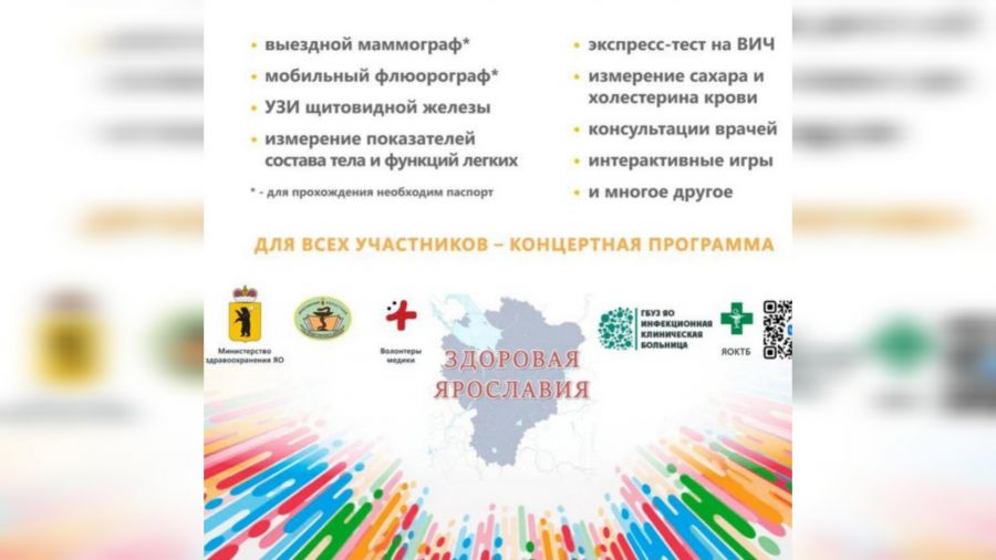 Ярославцы смогут пройти бесплатную медицинскую диагностику