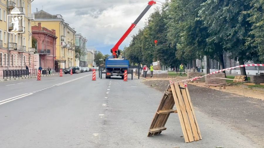 В Ярославле началось благоустройство Советской улицы
