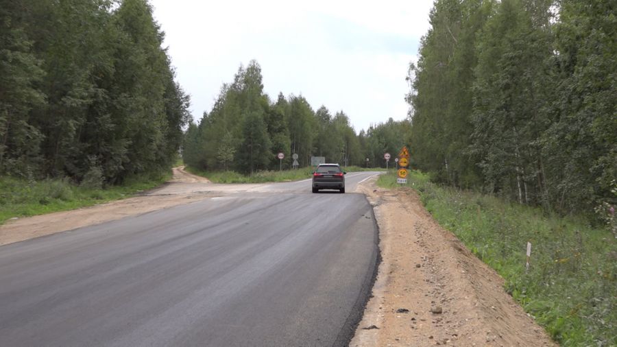 В Переславском районе завершается последний этап ремонта трассы Говырино – Дмитриевское – Нагорье