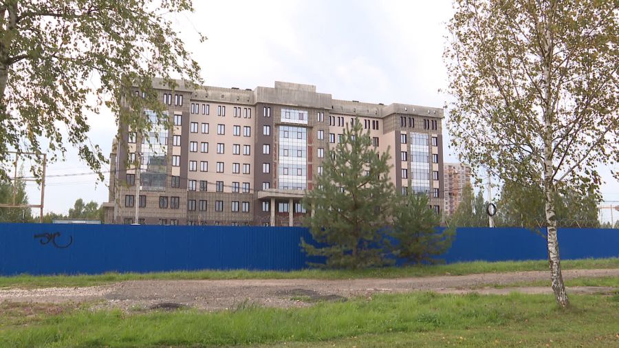 В Ярославле недостроенное здание УМВД затопило грунтовыми водами