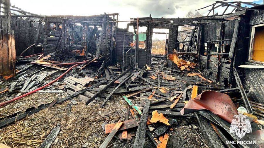 При пожаре в многоквартирном доме под Рыбинском погиб мужчина
