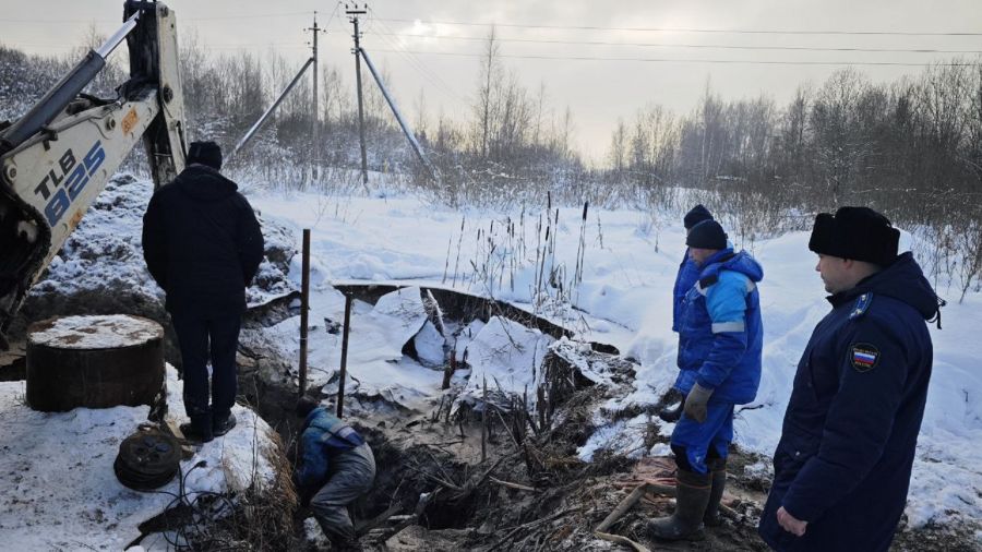 Аварией на сетях водоснабжения в Мышкине заинтересовалась прокуратура
