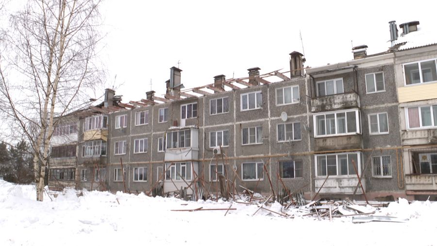 В Ярославской области готовят к восстановлению рухнувшие крыши многоэтажек