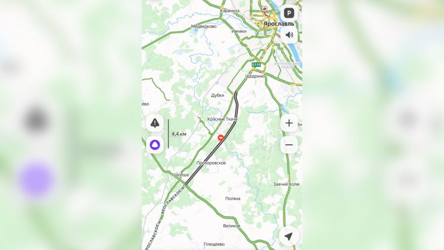 В Ярославской области перекрыли участок трассы М-8
