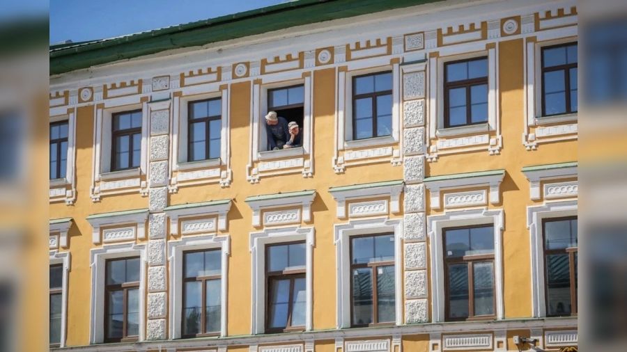 В Рыбинске ремонтируют фасады в исторической части города