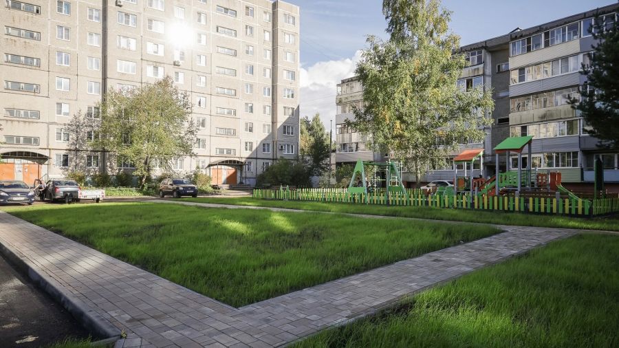 В Рыбинске завершили ремонт двора на Юбилейной улице