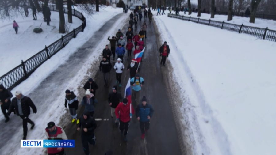 В Ярославле прошел десятый первоянварский забег