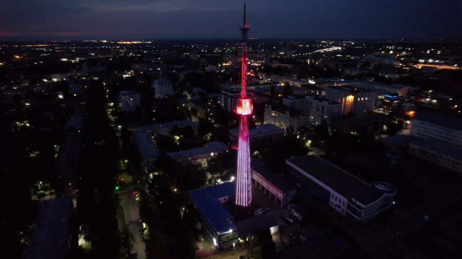 Главная телебашня Ярославля сегодня превратится в огромную свечу памяти