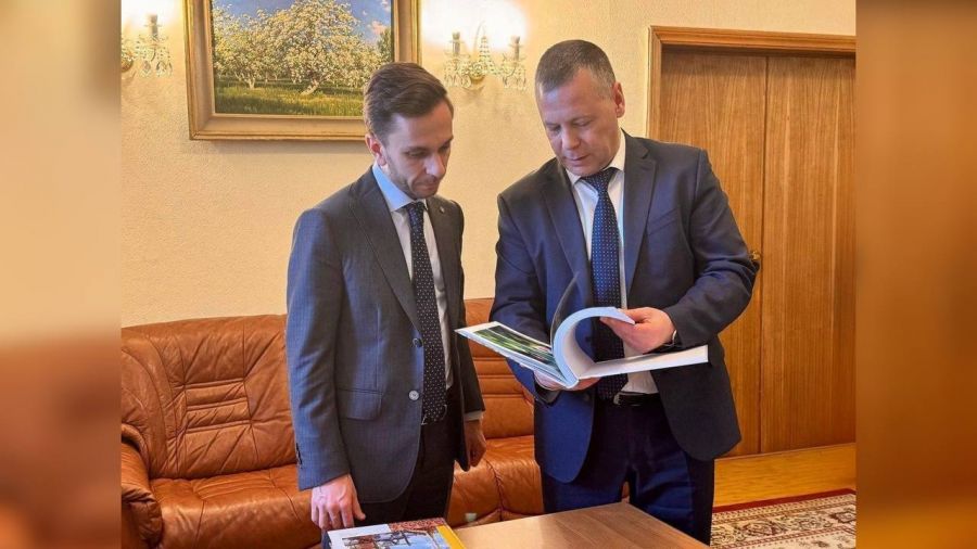 Михаил Евраев встретился с гендиректором Российского общества &laquo;Знание&raquo;