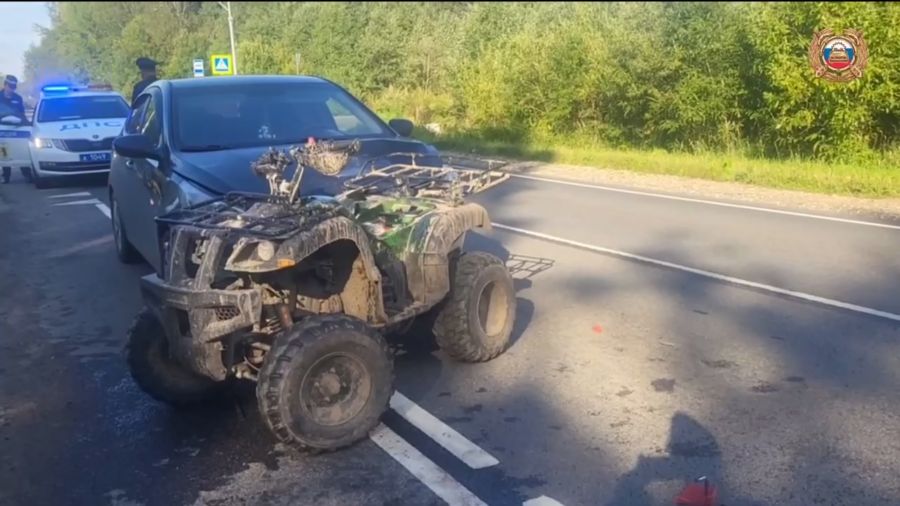 В Ярославской области в ДТП пострадали двое подростков на квадроцикле